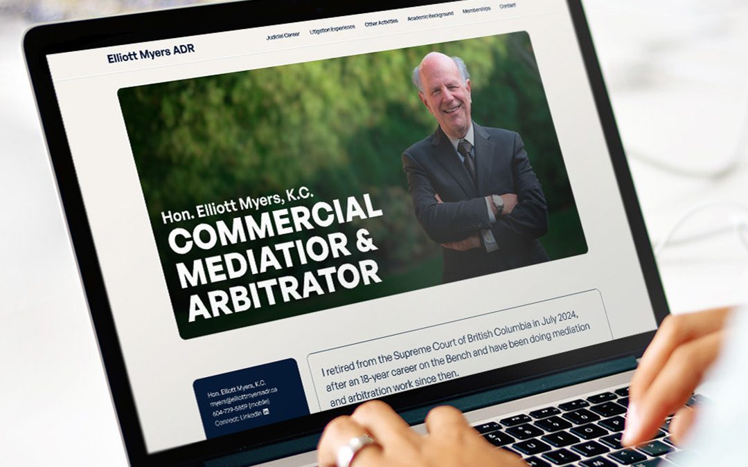 From BC Supreme Court to ADR: A New Online Presence for the Hon. Elliott Myers, K.C.